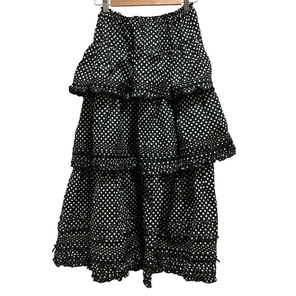 【極美品】PINK HOUSE 段々 ピコフリル スカート 生成り 近年モデル 極美品】PINK HOUSE 段々 ピコフリル スカート 生成り 近年モデル