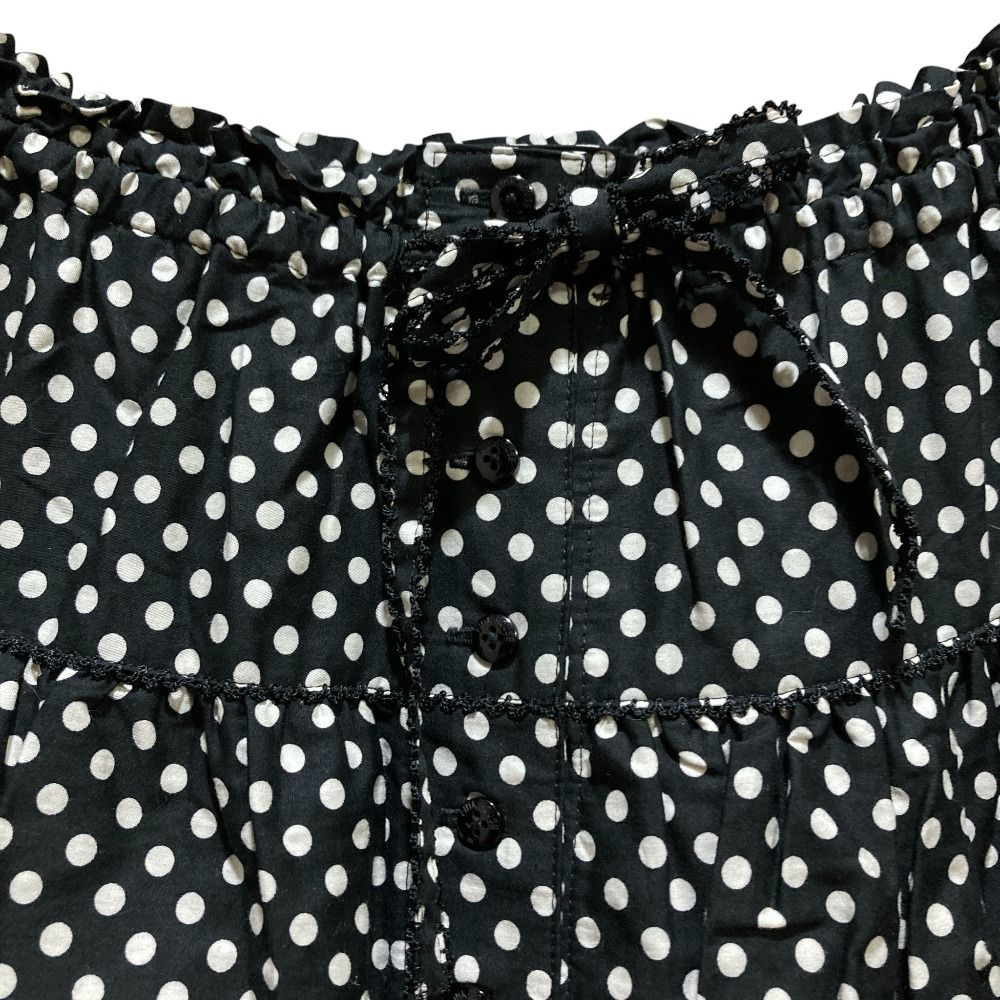 美品 PINK HOUSE ピンクハウス ピコフリル 段々ティアード イージー