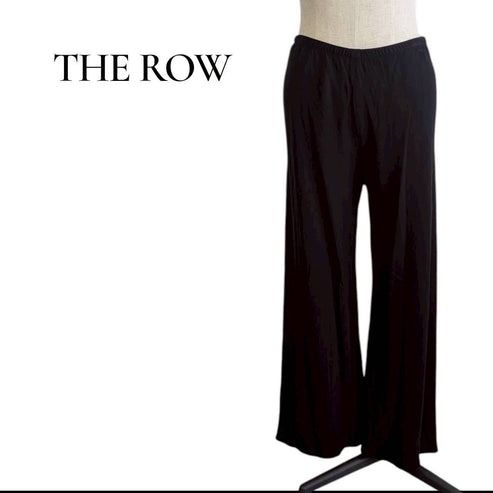 E001 THE ROW ザロウ イージーパンツ S ブラック 黒 - メルカリ 