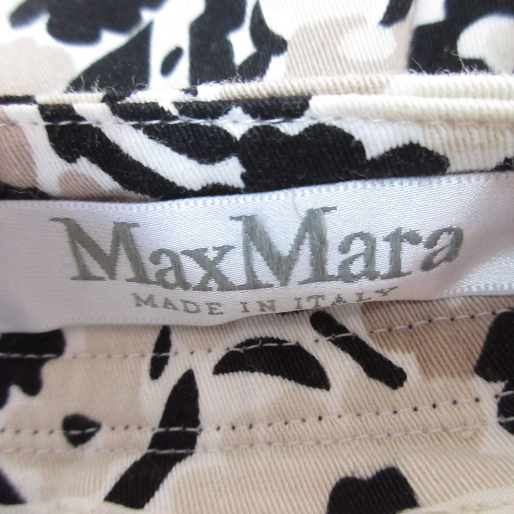 美品 Max Mara マックスマーラ ストレッチ フラワープリント