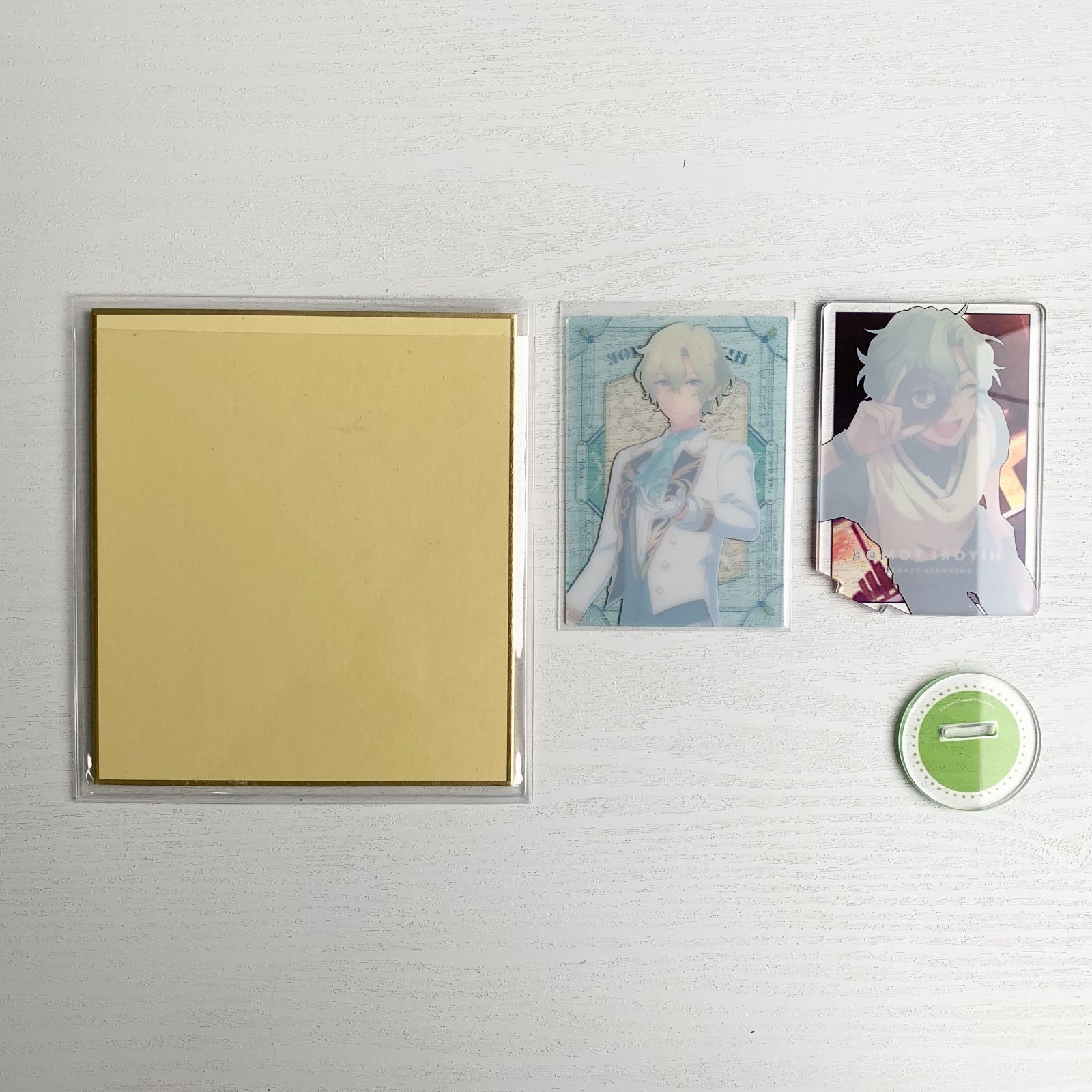 巴日和 色紙 あんさんぶるスターズ!! 巴日和 ビジュアル色紙コレクション2 クリア