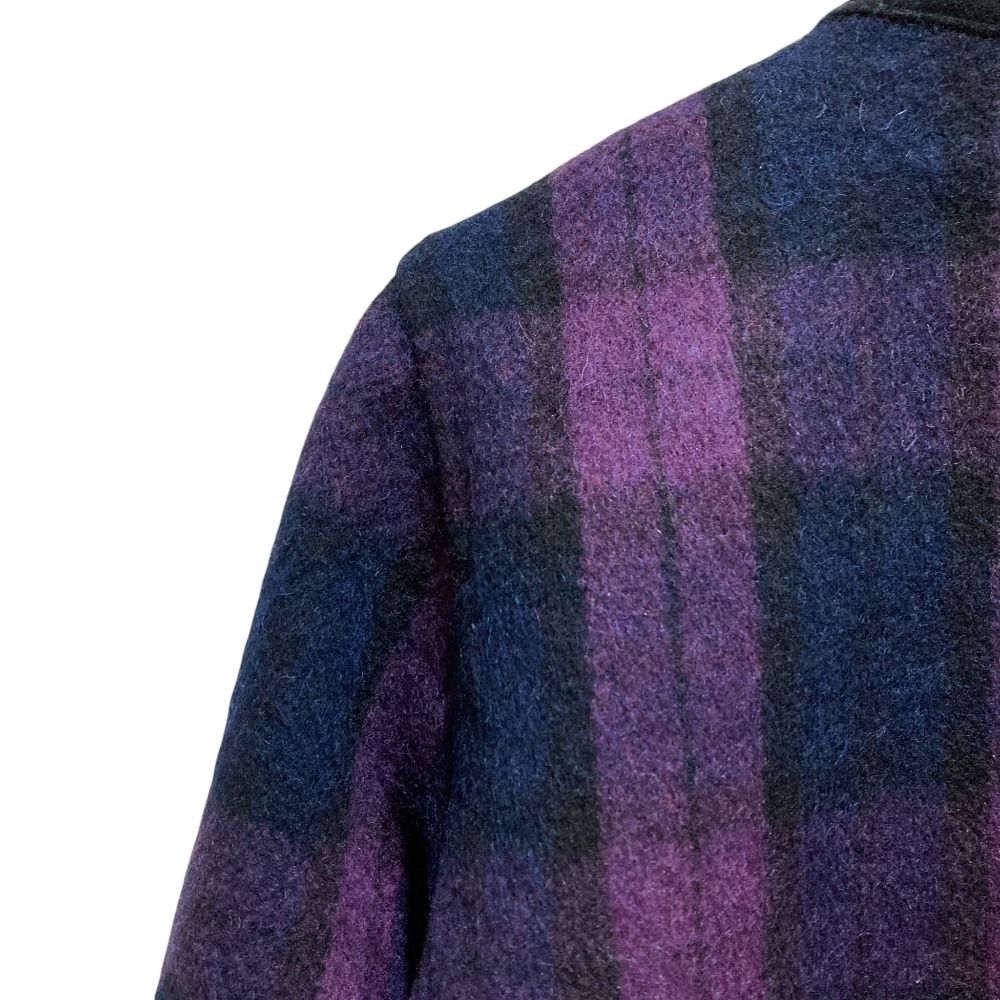 アルベロベロ ダッフルコート ブタさん 紫系 OLLEBOREBLA アルベロベロ(Alberobello) Winter Collection ぶたさんカットワーク