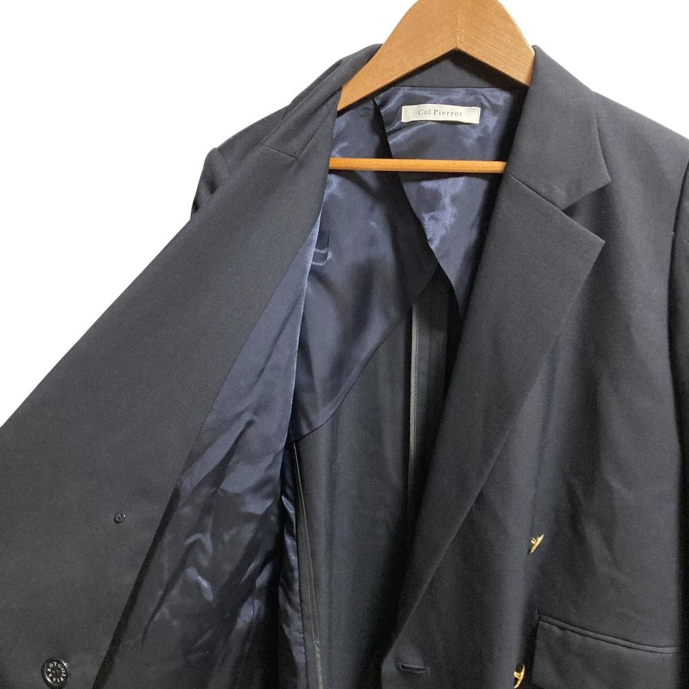 新品同様 25SS col pierrot コルピエロ WOOL SURGE GOLD BUTTON ダブル