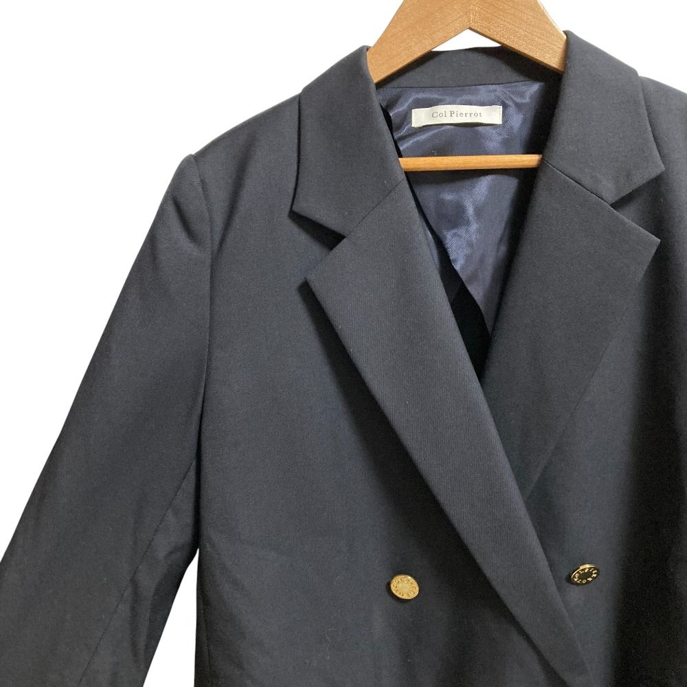 新品同様 25SS col pierrot コルピエロ WOOL SURGE GOLD BUTTON ダブル