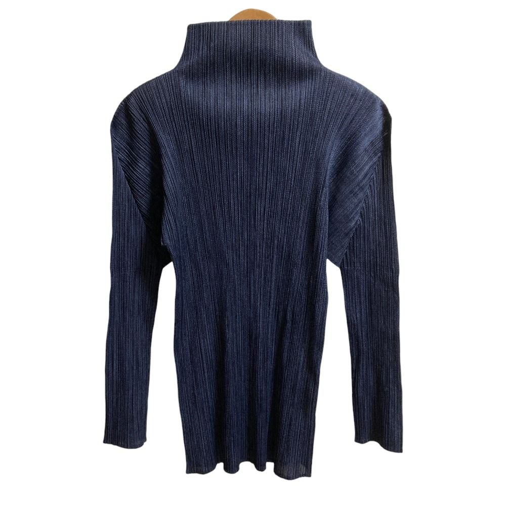 美品 PLEATS PLEASE プリーツプリーズ イッセイミヤケ デニム転写