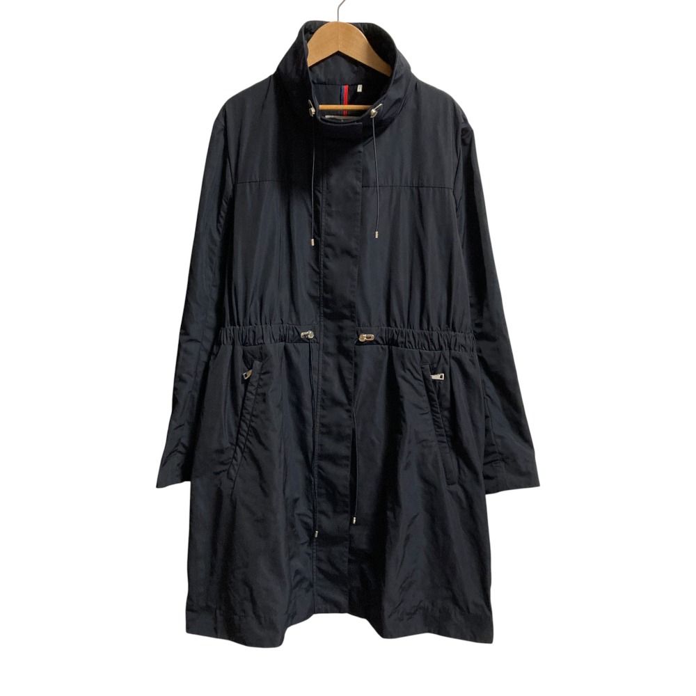 MONCLER モンクレール ロゴワッペン コート サイズ5 ネイビー レディース 古着