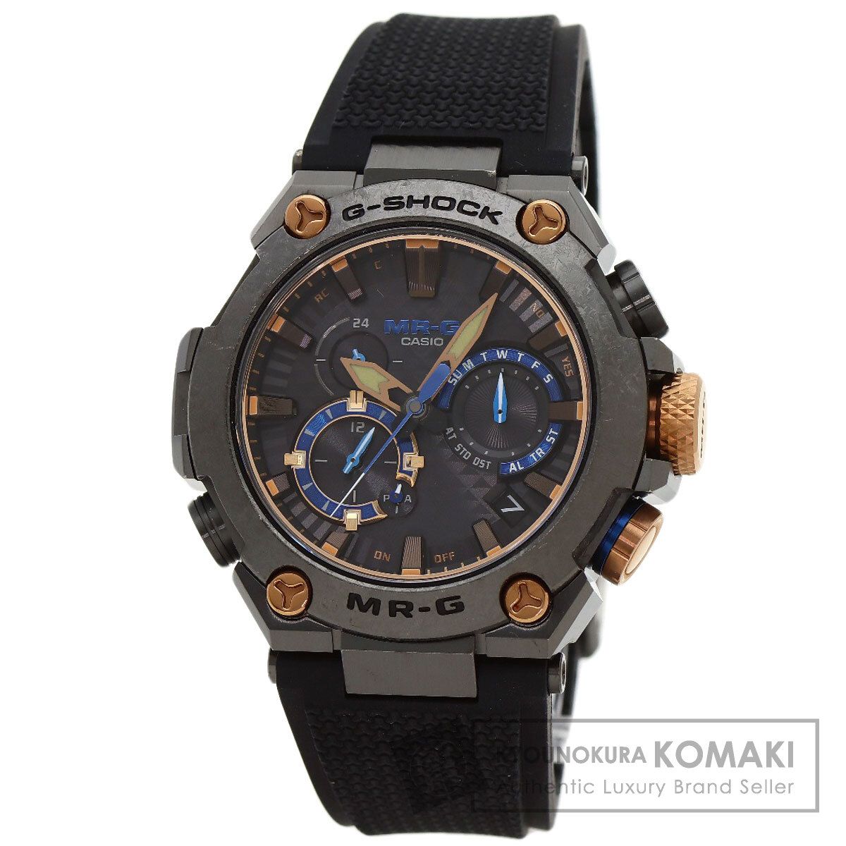 CASIO カシオ MRG-B 2000 R-1 AJR Gショック 勝色 腕時計 チタニウム ラバー メンズ