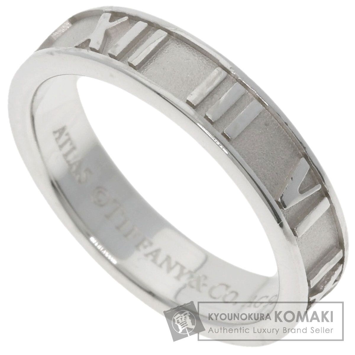 TIFFANY-Co. ティファニー アトラス ナロー リング 指輪 SV レディース