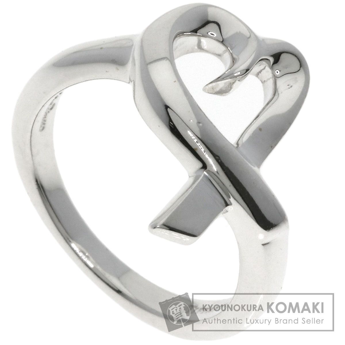 TIFFANY-Co. ティファニー ラビングハート リング 指輪 SV レディース