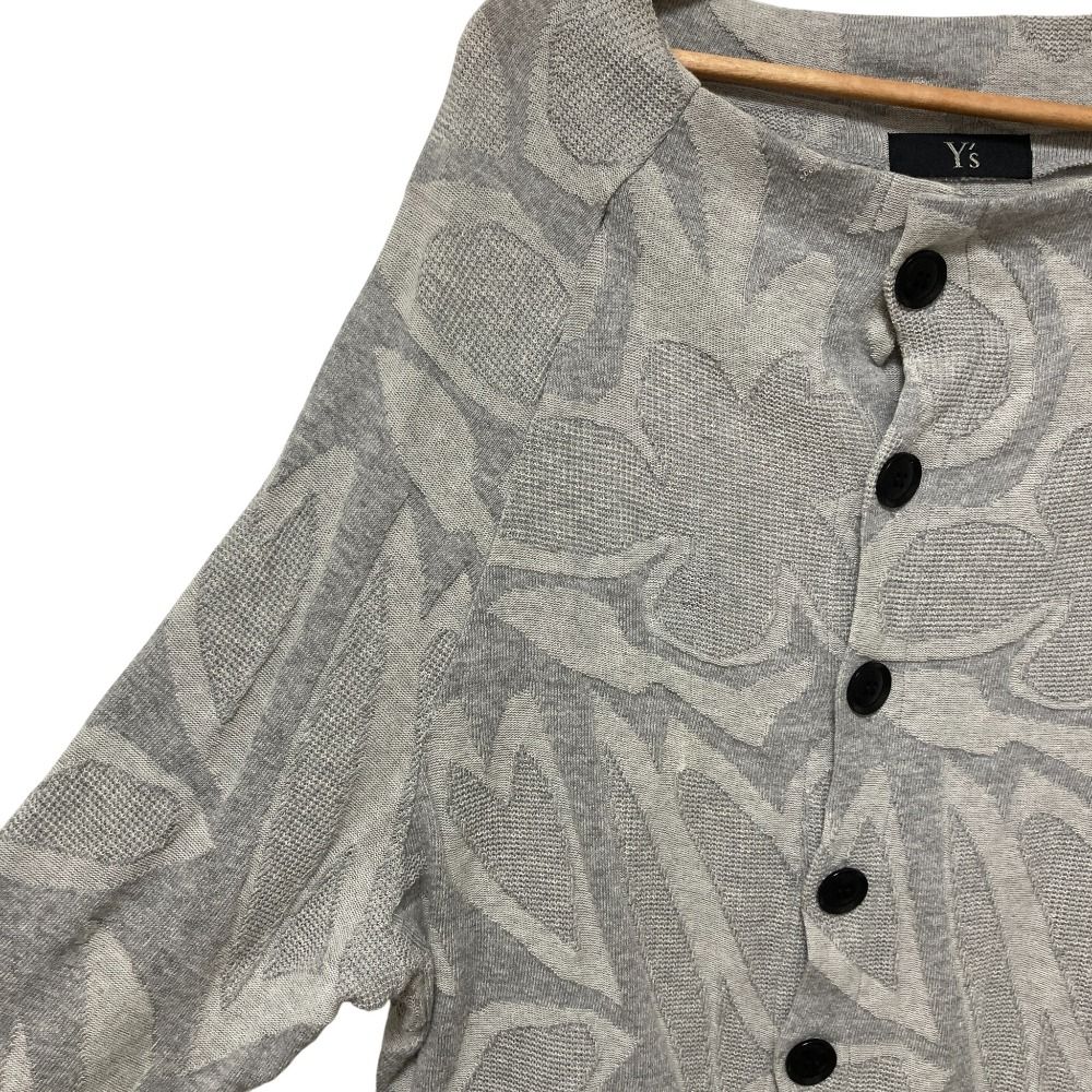 良品 Y's Yohji Yamamoto ワイズ ヨウジヤマモト ジャガードニット