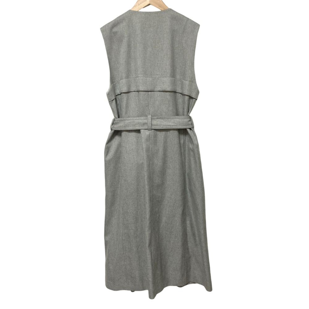 24 SS IENA イエナ ブライトカルゼ2 WAYワンピース サイズ36 グレー レディース 古着