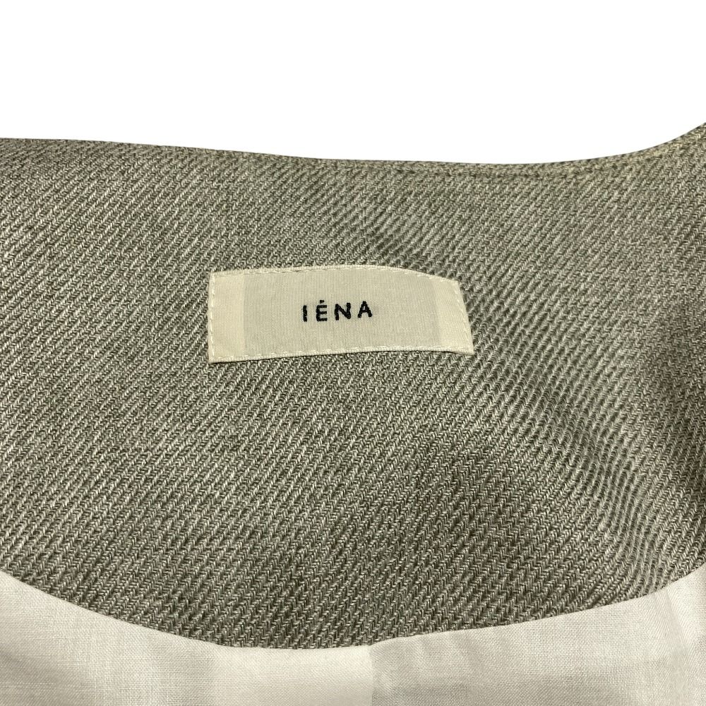  24 SS IENA イエナ ブライトカルゼ2 WAYワンピース サイズ36 グレー レディース 古着 ノースリーブ その他