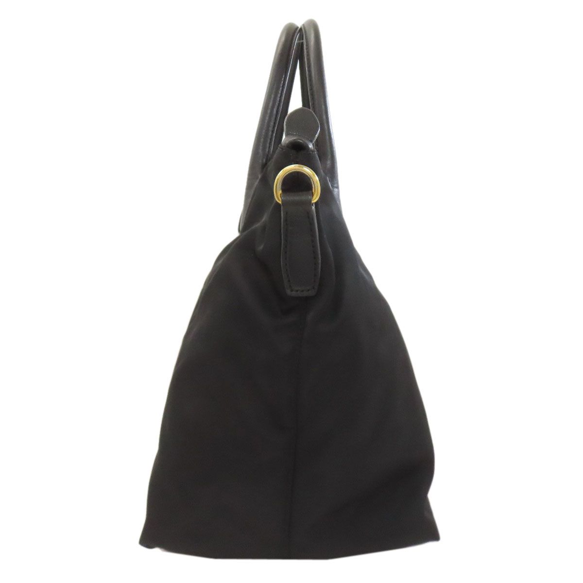 PRADA プラダ ロゴ金具 2WAY ハンドバッグ ナイロン レディース [中古