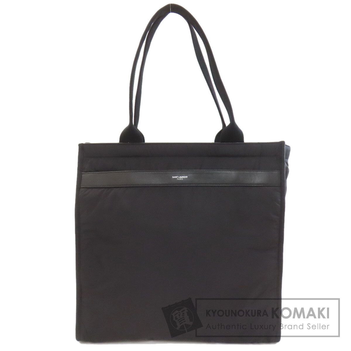 SAINT LAURENT サンローラン ロゴ トートバッグ ナイロン レディース