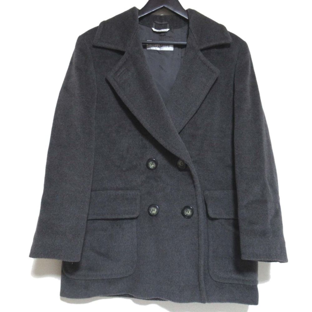 美品 Max Mara マックスマーラ ウール×カシミヤ ダブルブレスト