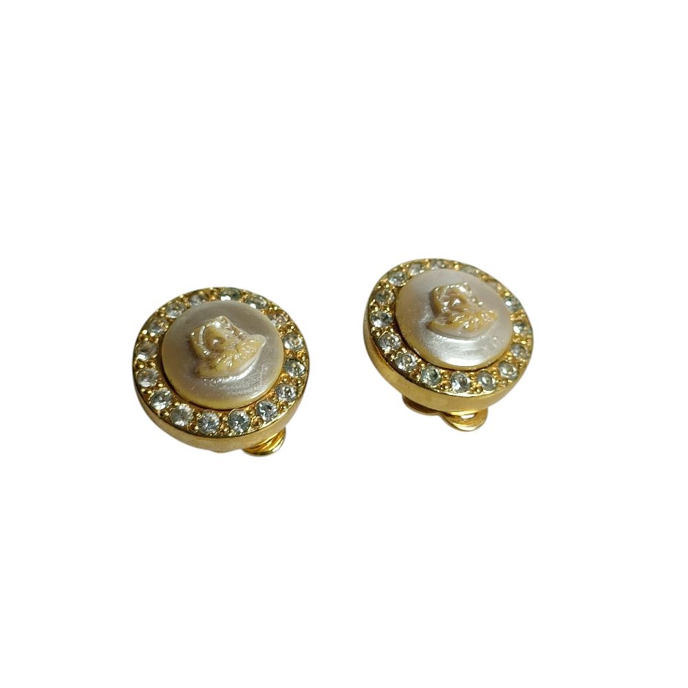 良品 GIANNI VERSACE ジャンニヴェルサーチ メデューサ ラインストーン 