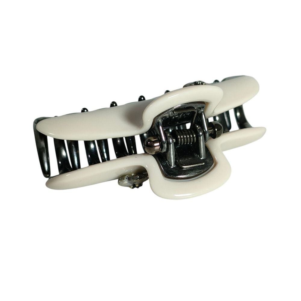 美品 ACCA アッカ フラワーチャーム ラインストーン ヘアクリップ ヘア