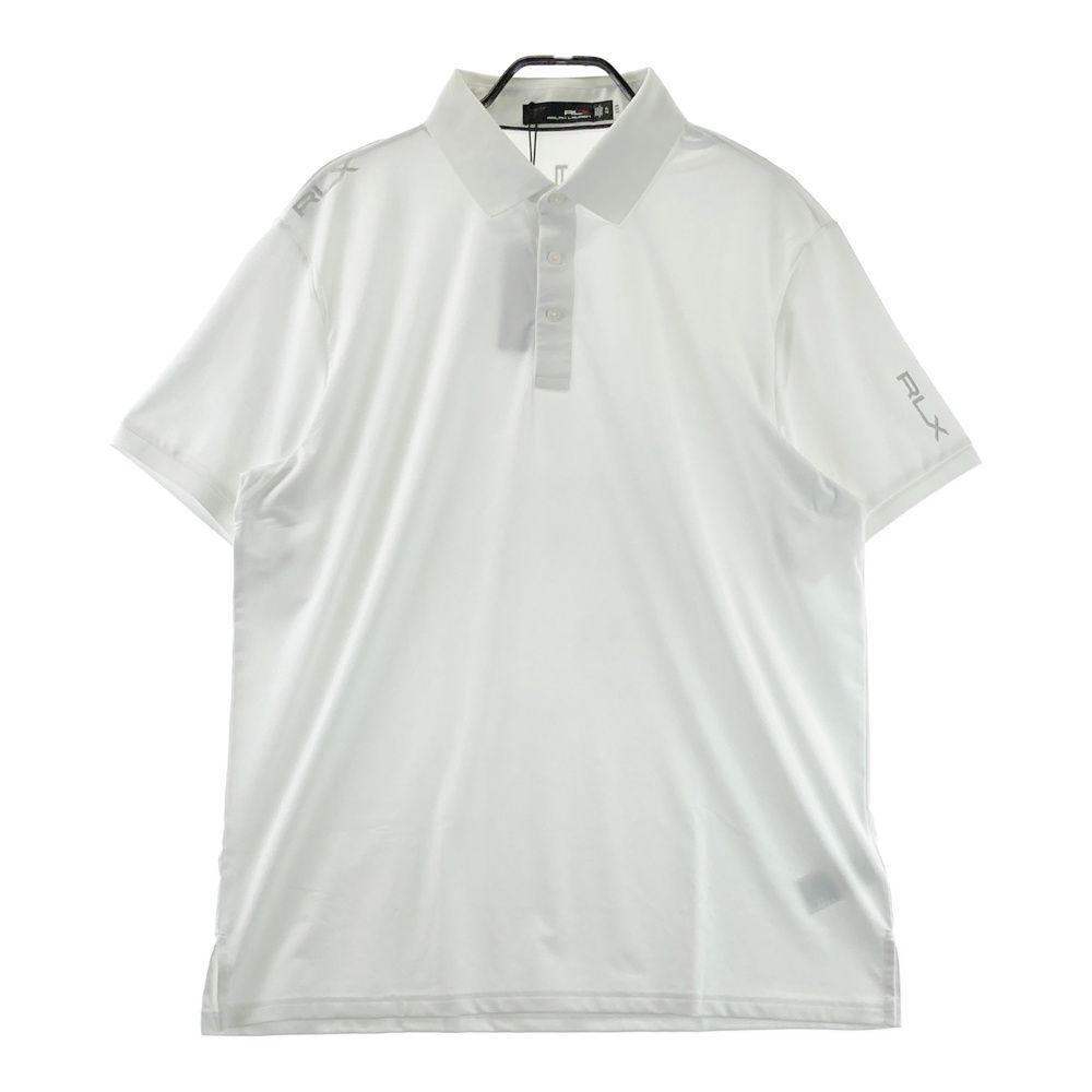 サイズ XL RLX ラルフローレン 半袖ポロシャツ ホワイト系 ゴルフウェア メンズ ストスト