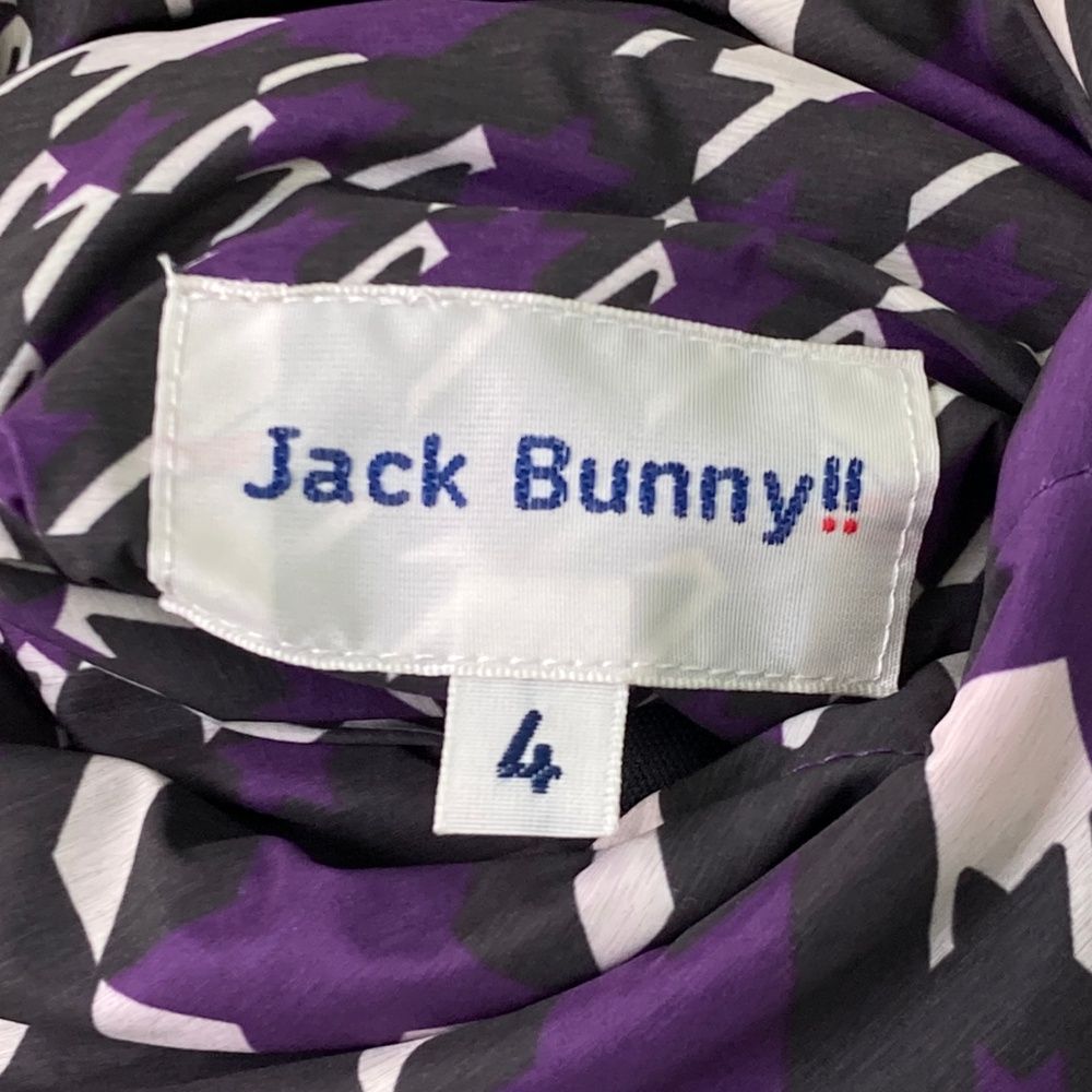 【新品タグ付】ジャックバニー　中綿スニードジャック　千鳥格子　ボーダー　サイズ5 サイズ：4 JACK BUNNY ジャックバニー 中綿 スニードジャック 千鳥 総