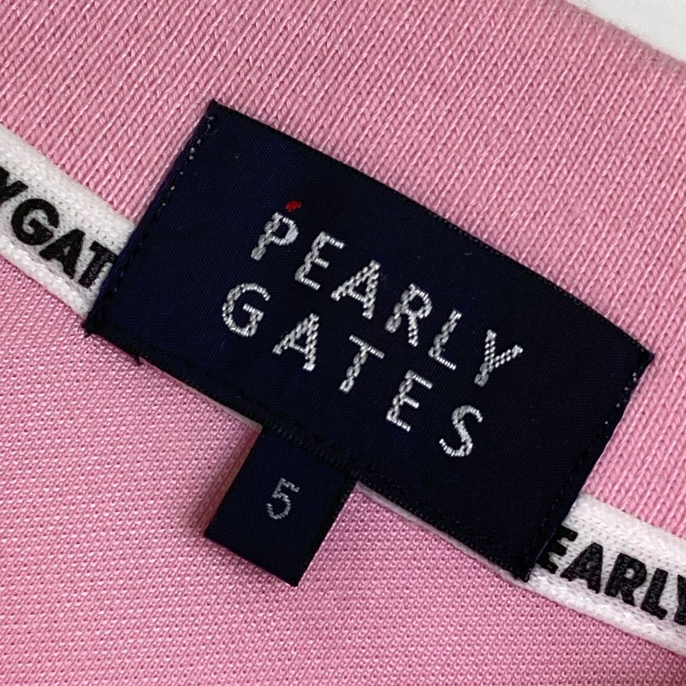 サイズ：5 PEARLY GATES パーリーゲイツ 2025年モデル 半袖ポロシャツ