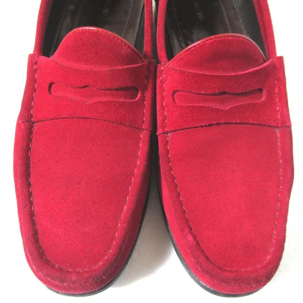 スエード コインローファー