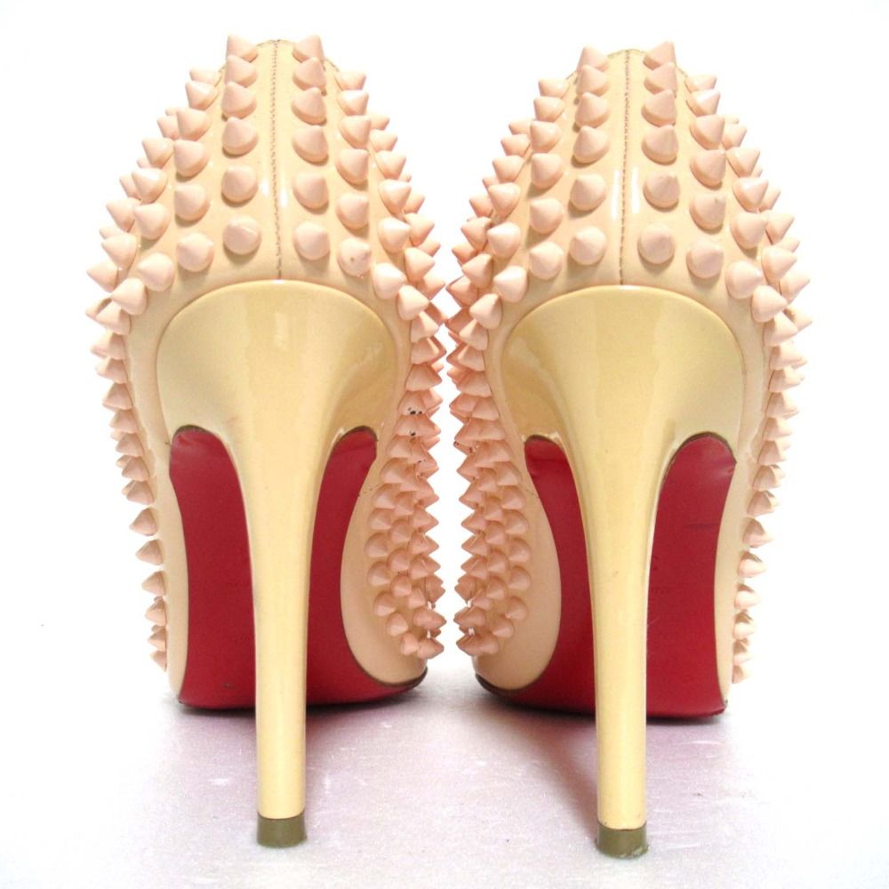 美品 Christian Louboutin クリスチャンルブタン スタッズ ポイン