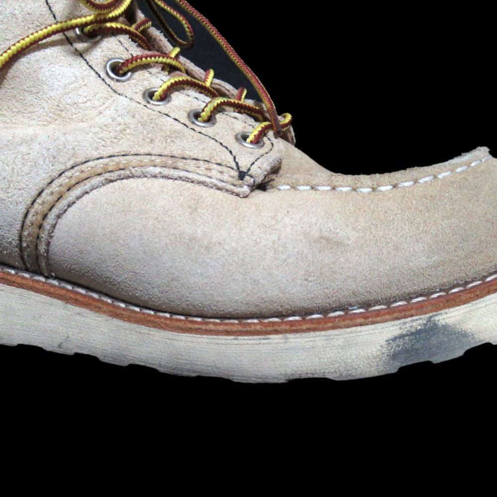  REDWING レッドウィング 8173 アイリッシュセッター スエード モックトゥブーツ ショートブーツ サイズ7 D 25 cm ベージュ メンズ 古着 その他 ブーツ 革靴