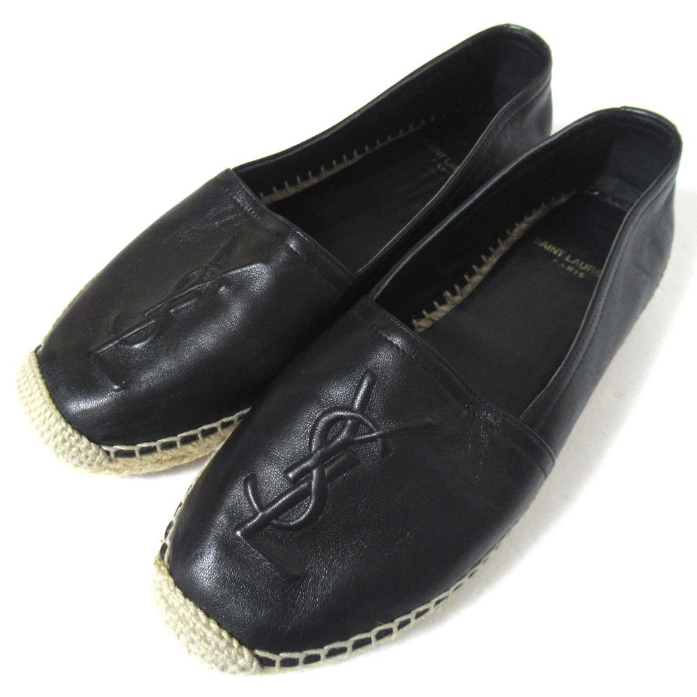 美品 SAINT LAURENT PARIS サンローランパリ カサンドラロゴ