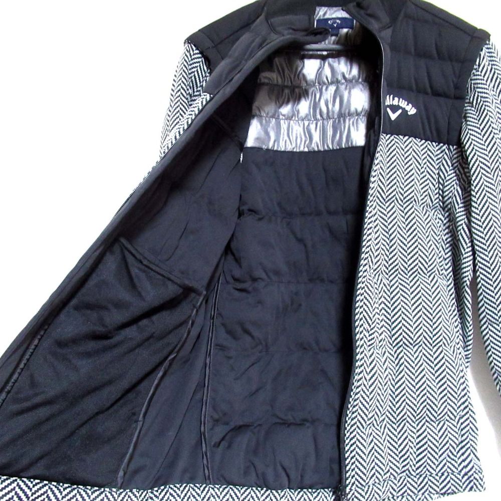 美品 Callaway キャロウェイ 2way ジップアップ ダウンジャケット