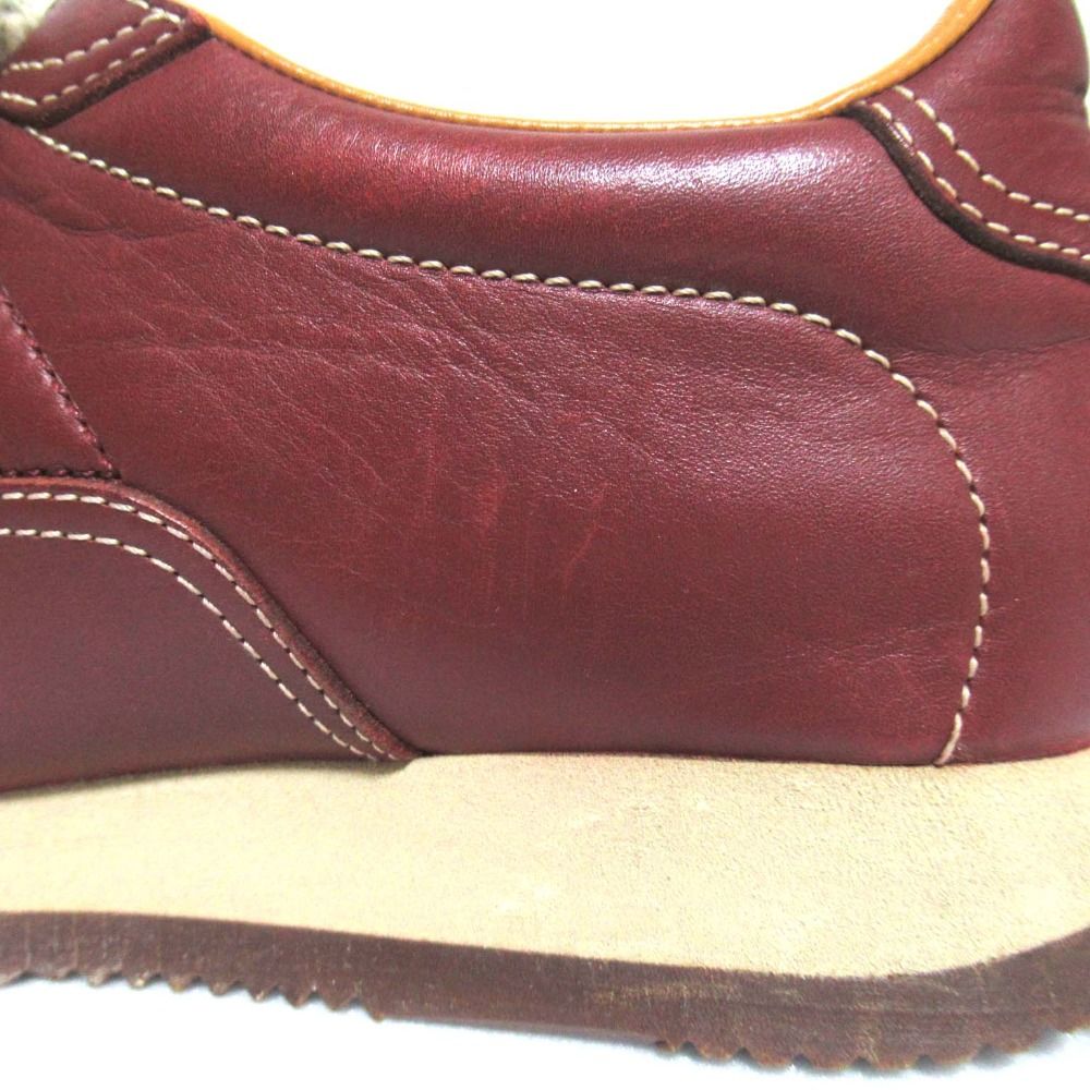 良品 HERMES エルメス クイック ローカット レザー スニーカー