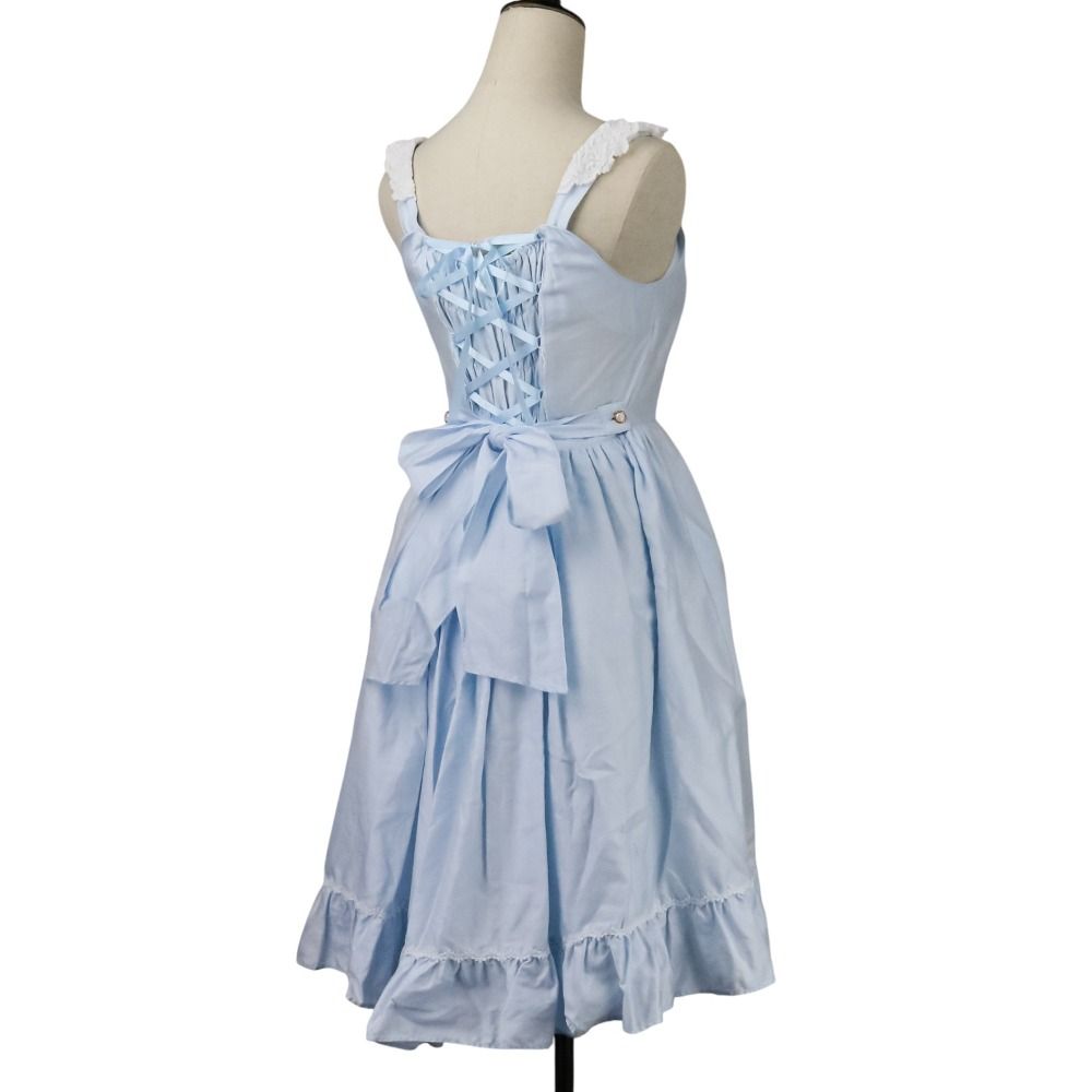 ベイビー　フローレンシアジャンパースカート　ブルー 良品 ベイビーザスターズシャインブライト フローレンシアジャンパー