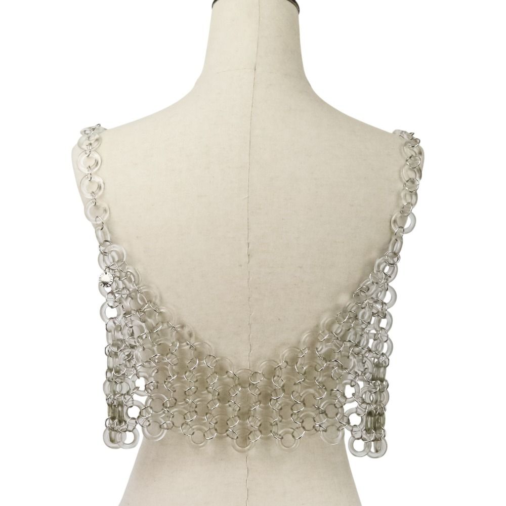 新品同様 Chika Kisada チカキサダ クリアビーズビスチェ CZ-24099