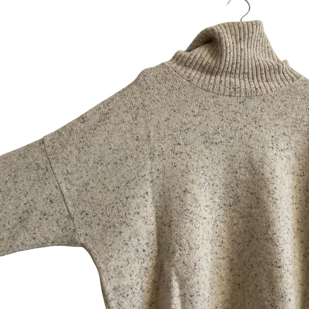 美品 theory luxe セオリーリュクス タートルネック ミックス ニット