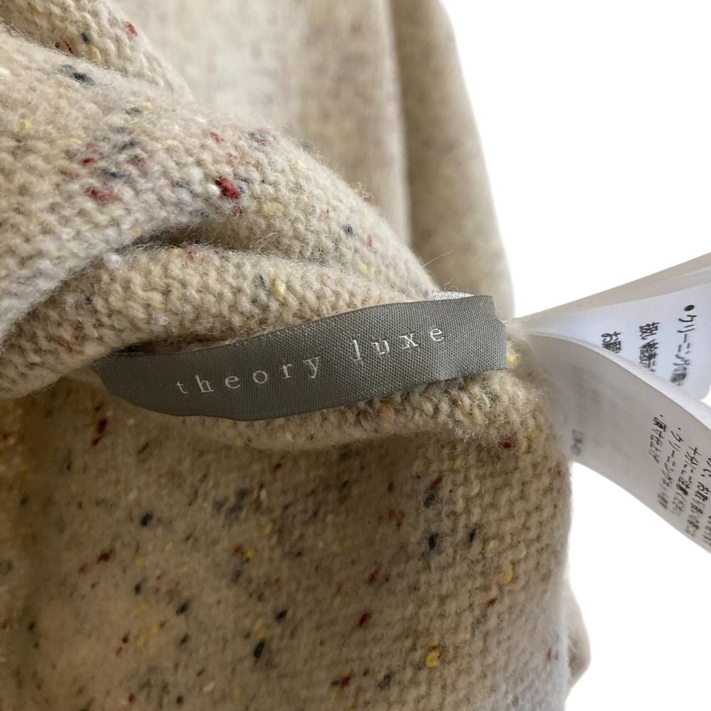 美品 theory luxe セオリーリュクス タートルネック ミックス ニット
