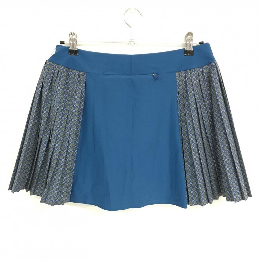 RLXラルフローレン スカート ネイビー×ピンク系 サイド総柄 プリーツ レディース M 165|74 A ゴルフウェア Ralph Lauren