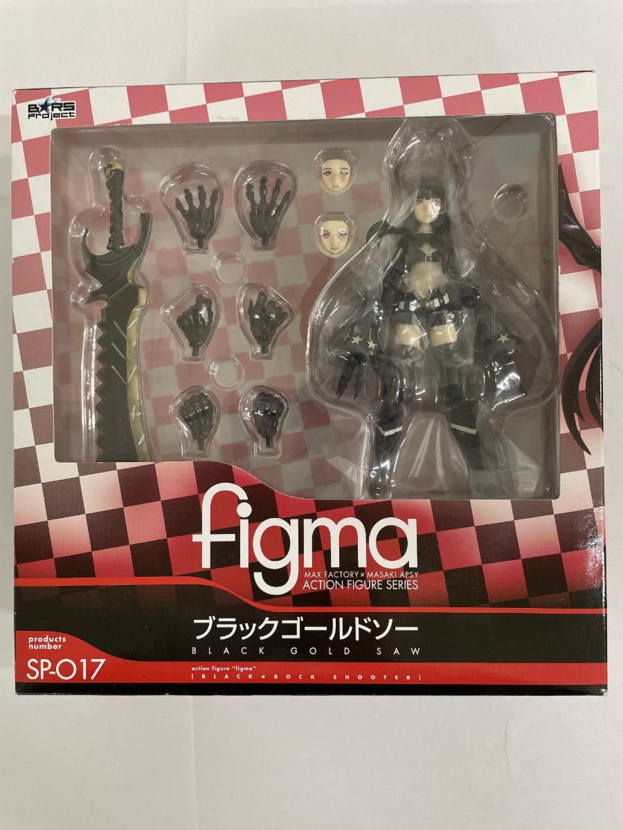未開封】figma ．SP017 BLACK☆ROCK SHOOTER ブラックゴールドソー