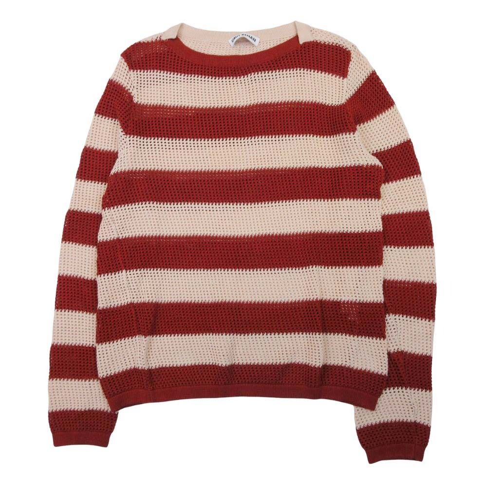 Umit Benan ウミットベナン ニット・セーター メンズ 【古着】【中古】 美品 Umit Benan ウミットベナン メッシュ ボーダー コットン ニット