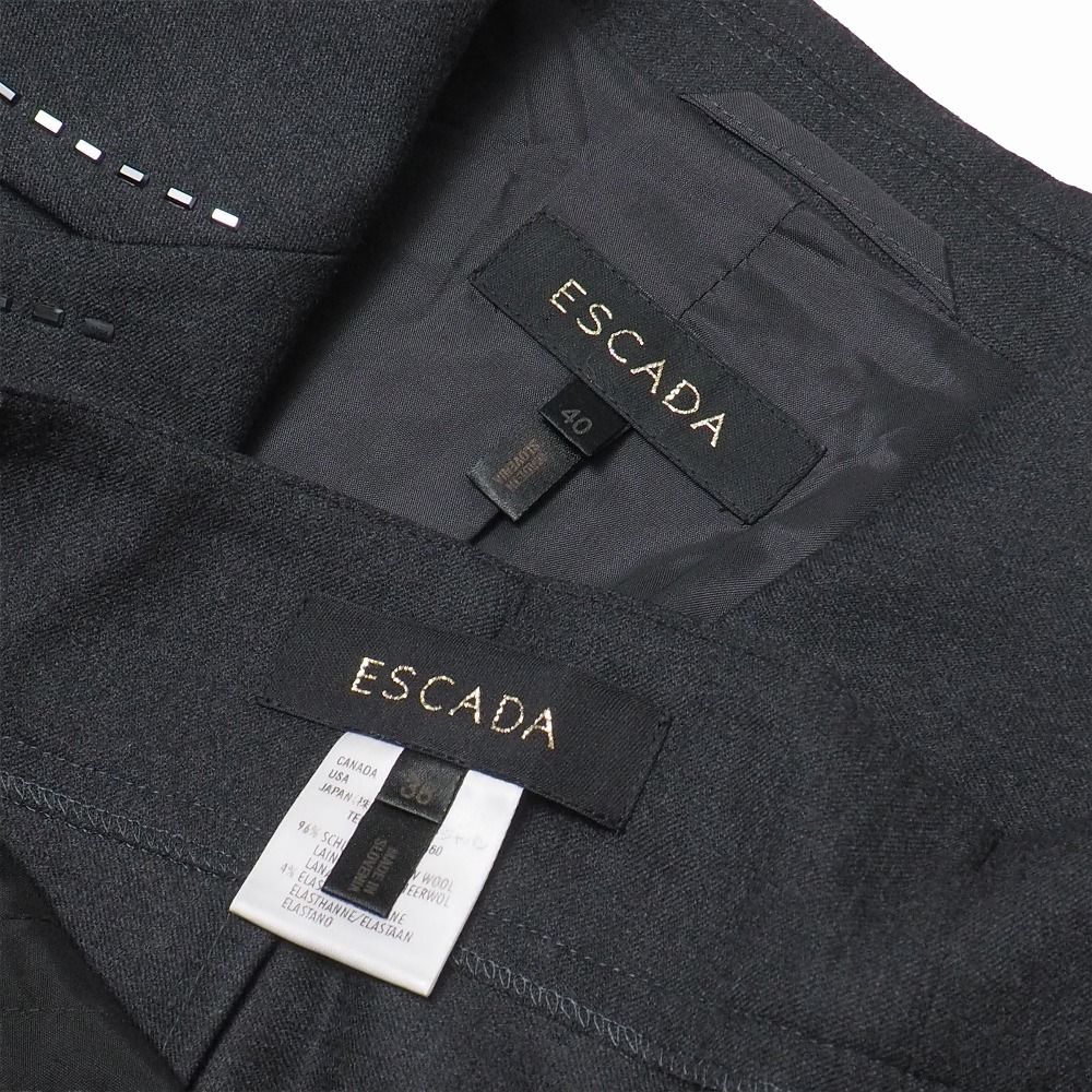 ESCADA エスカーダ パンツスーツ サイズジャケット40/パンツ38