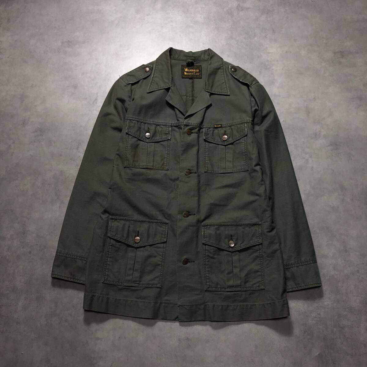 GQ4540◇Wrangler：Wrange Coat◇L◇カーキ系 ラングラー W9552 