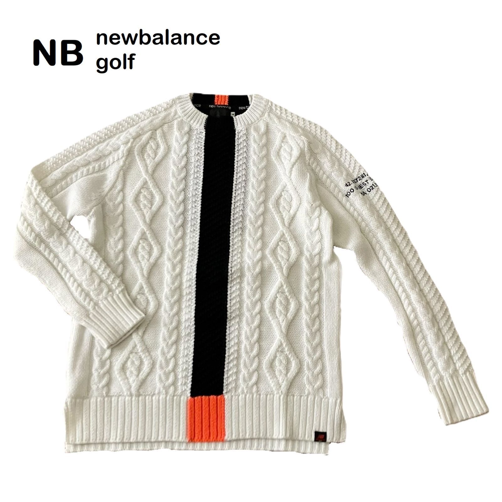 New Balance Golf/ニューバランス ゴルフ】長袖ニット セーター メンズ 