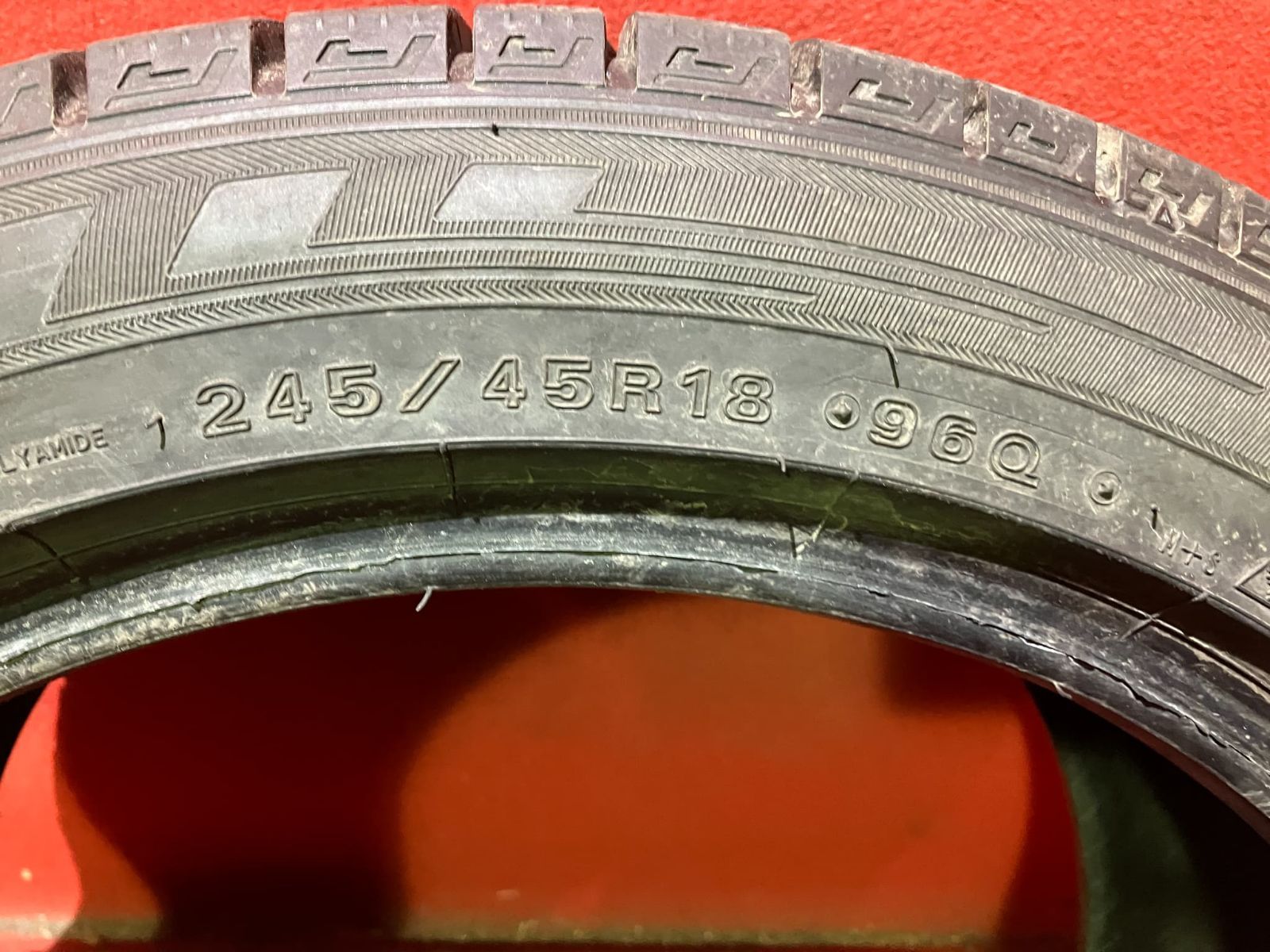  スタッドレスタイヤ 245|45 R 18 DUNLOP WM 03 4本SET 18インチ スタッドレス