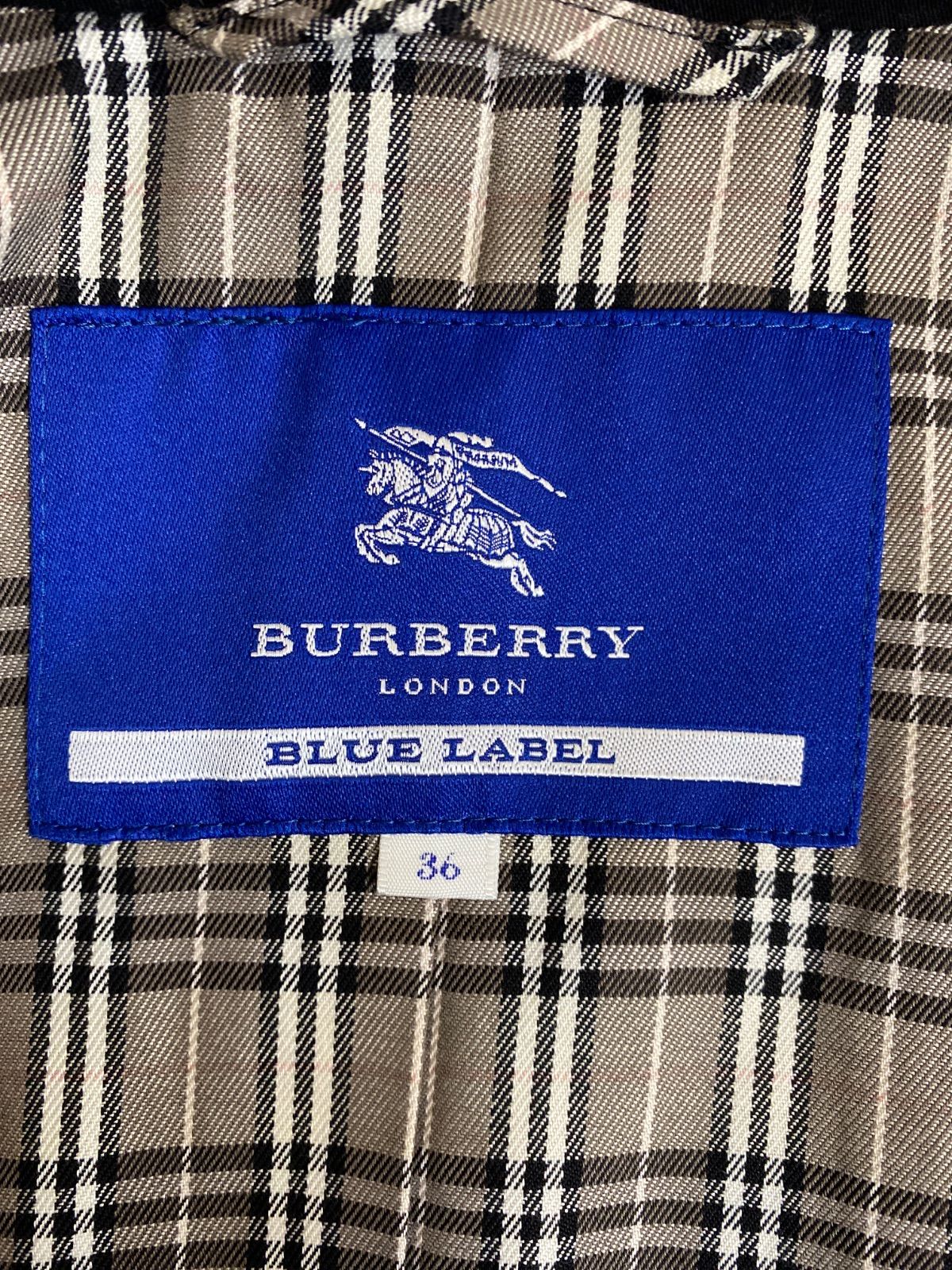 B3-02】◇BURBERRY サイズ36 コート 黒 無地 - メルカリ