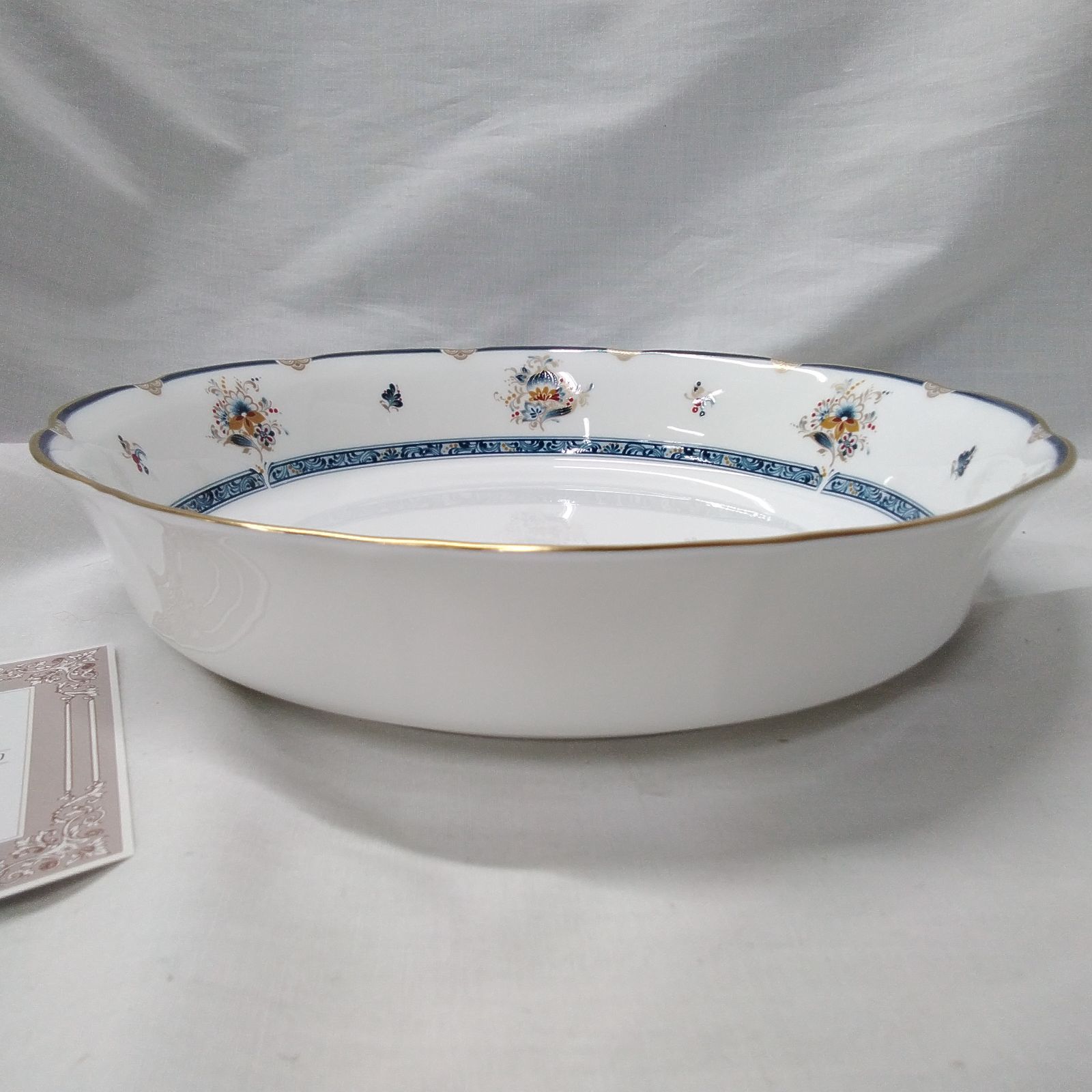 ナルミ NARUMI シャリラムーン 金彩 花柄 サービスボール ボーン 直径