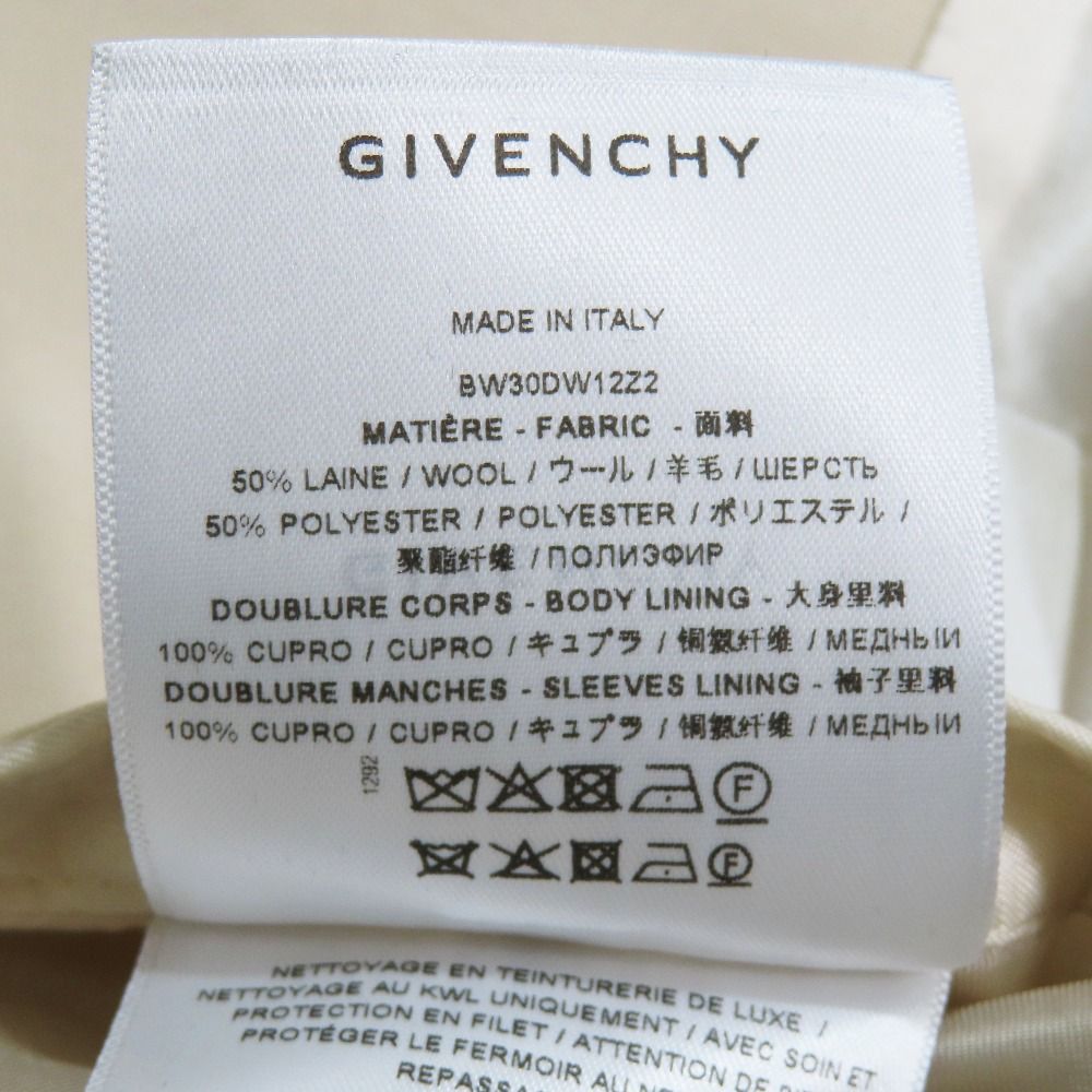 未使用 GIVENCHY ジバンシィ Uロック テーラードジャケット ブレザー