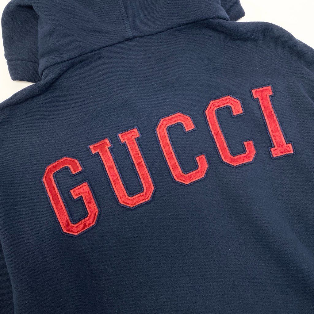29a9 GUCCI グッチ 18AW MLB NY ヤンキース フロント刺繍 ジップアップ 