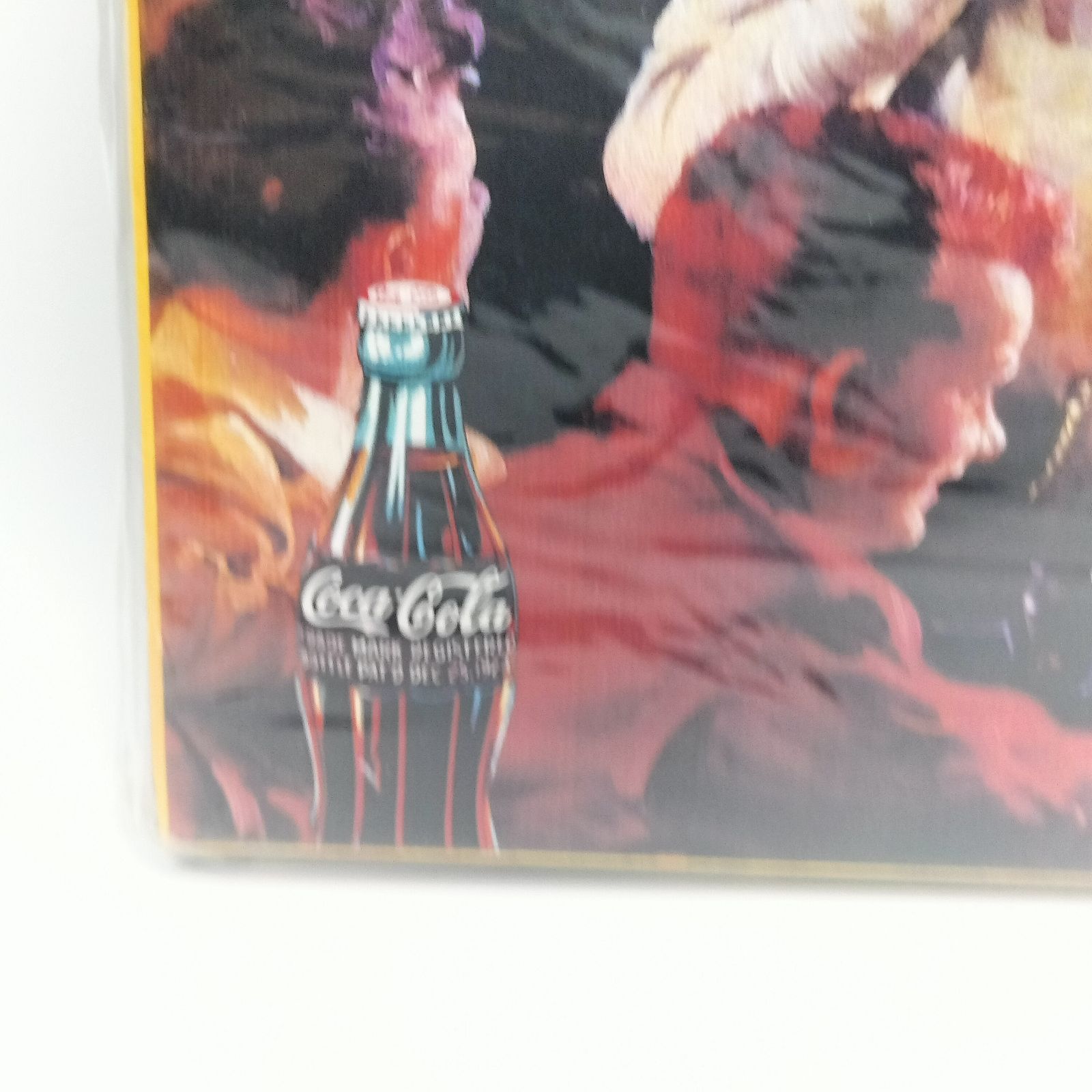 未開封】コカ・コーラ アートパネル 40cm大型版 木製 50'sデザインの