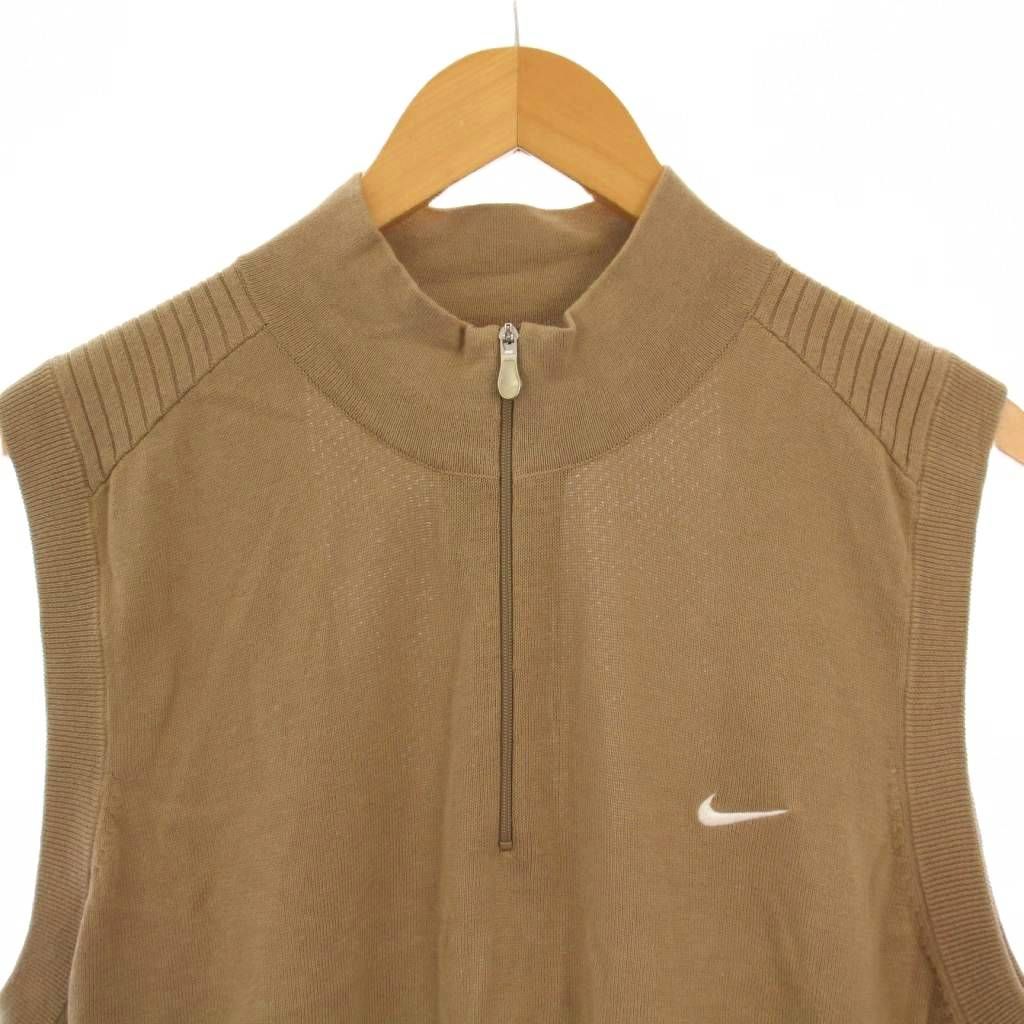 ナイキゴルフ NIKE GOLF ニット ベスト プルオーバー ハーフジップ