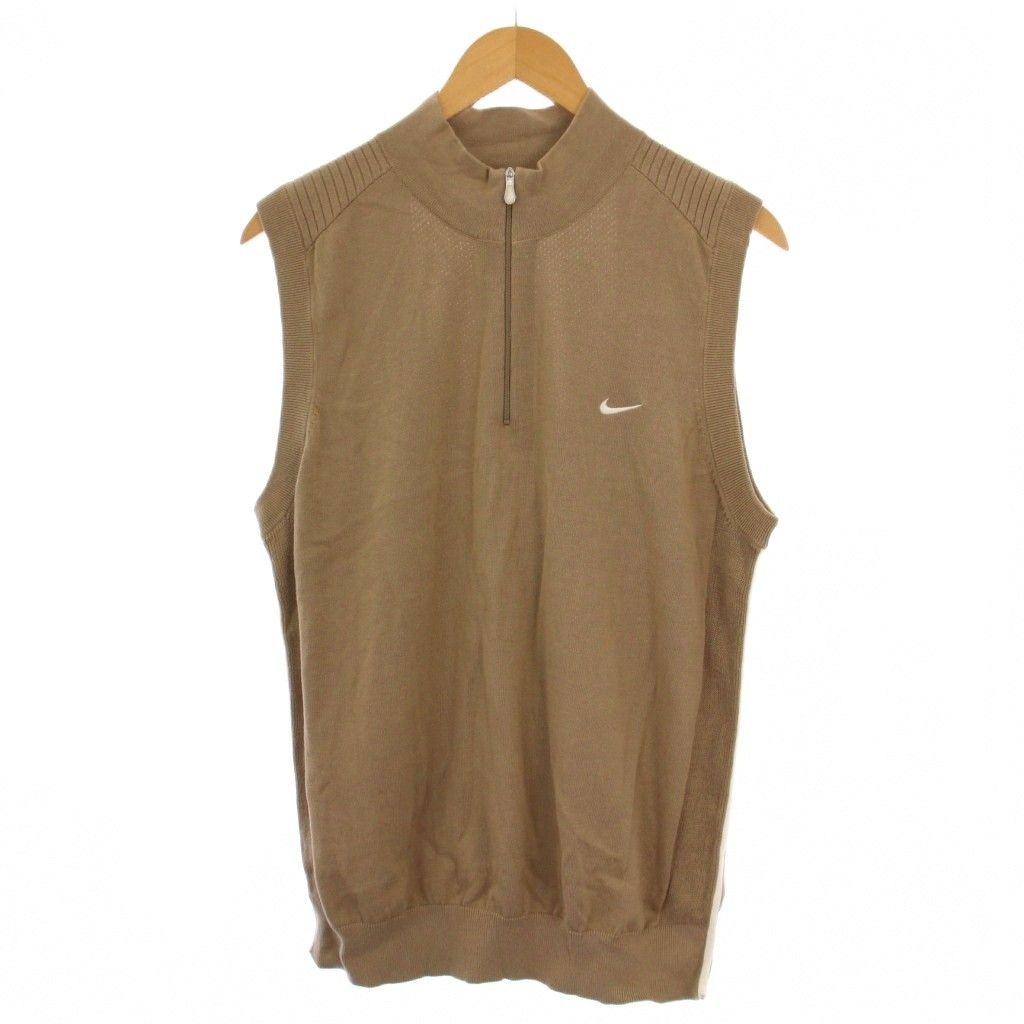 ナイキゴルフ NIKE GOLF ニット ベスト プルオーバー ハーフジップ