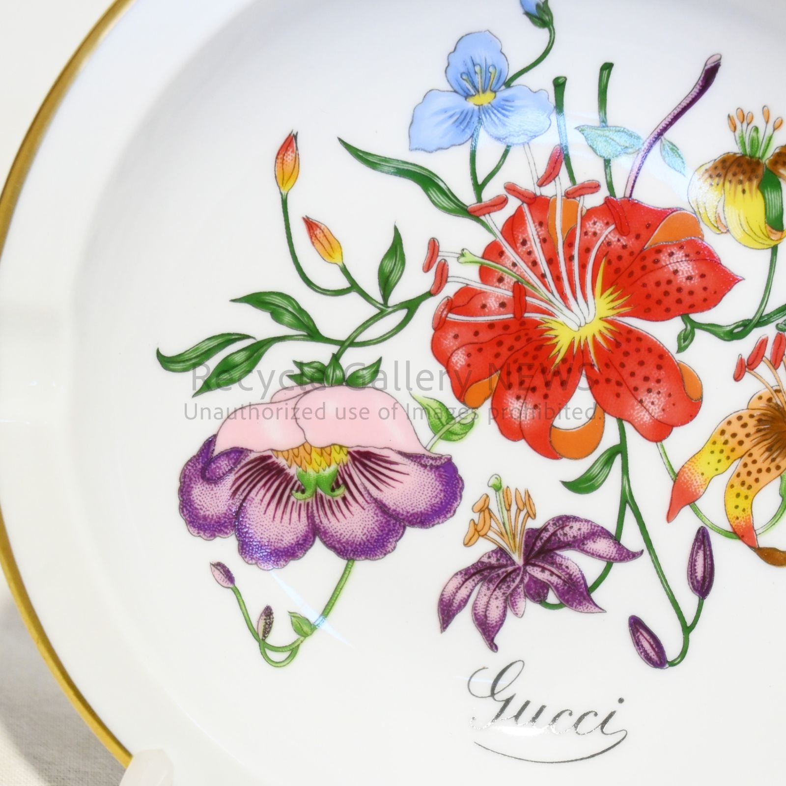 ○ GUCCI × Ginori 未使用 灰皿 アッシュトレイ 1970~80年代 - メルカリ