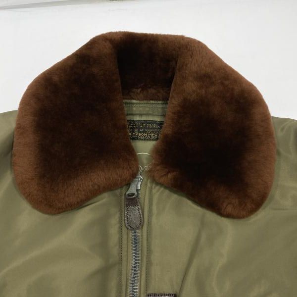 中古】Buzz Rickson's B-15C 赤ボア カーキ サイズ36 M1328